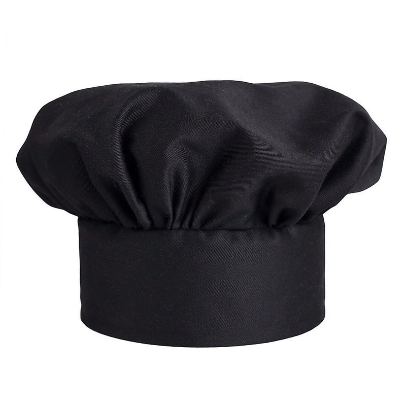 KNG Traditional Chef Hat, Black - Image 1